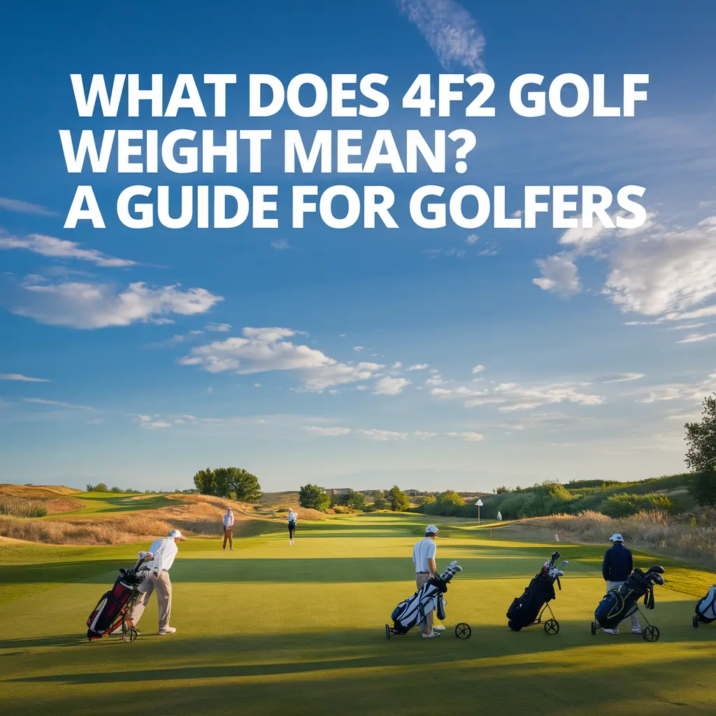 What Does 4F2 Golf Weight Mean? A Guide for Golfers