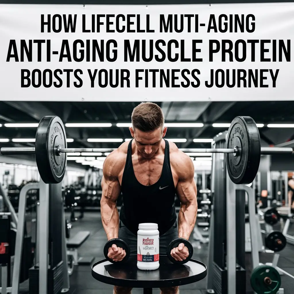 How Lifecell Muscle Anti-Aging Muscle Builder Protein Boosts Your Fitness Journey