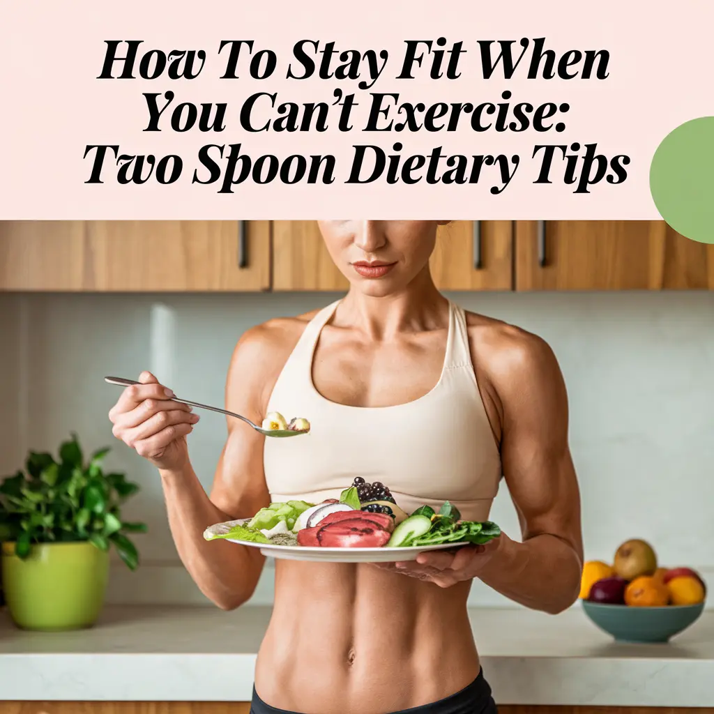 How to Stay Fit When You Can’t Exercise: Twspoondietary Tips