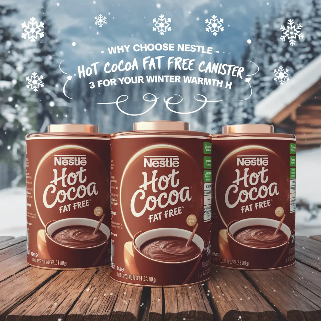 Why Choose Nestle – Hot Cocoa Fat Free Canister – 3pc for Your Winter Warmth