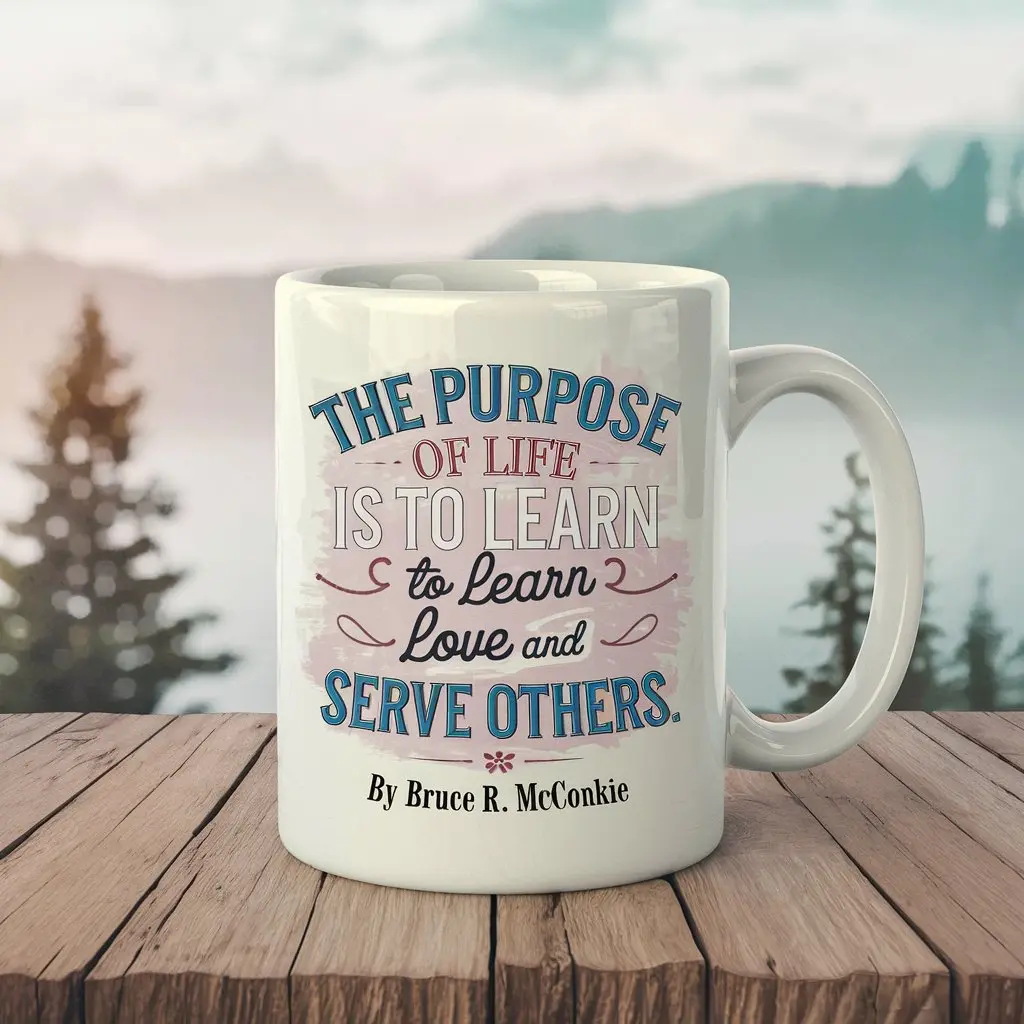 Bruce R. McConkie Quote About Coffee Mug: A Unique Gift for LDS Fans