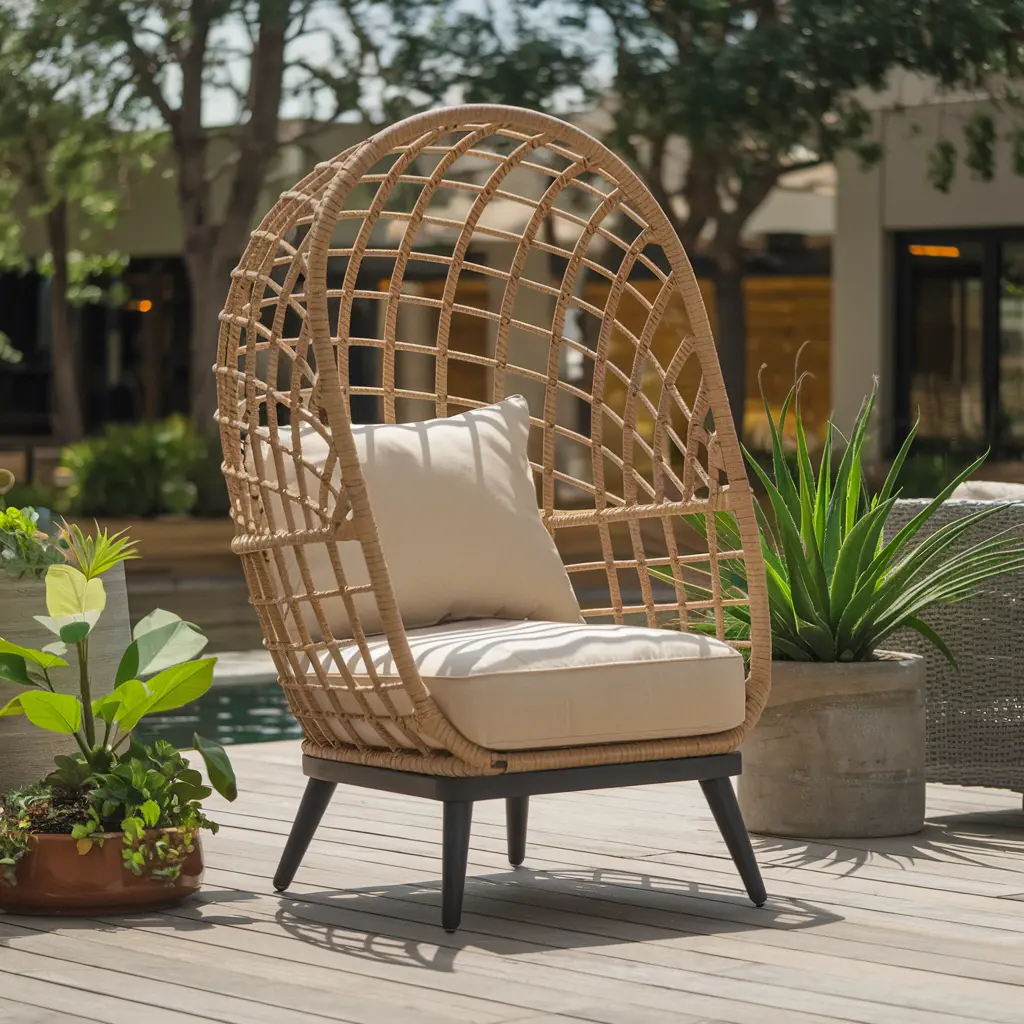 Alaizah Patio Chair with Cushions: Style and Comfort Combined